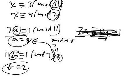 chinese remainder 2 equations