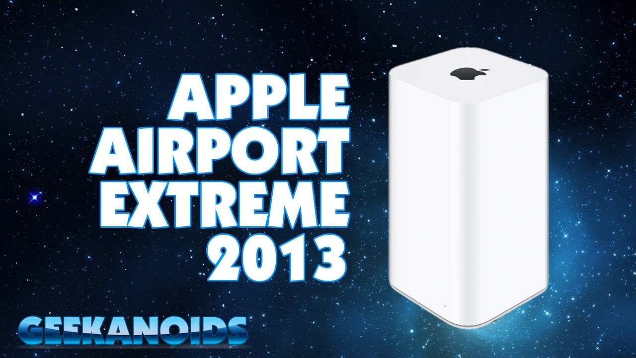 Apple AirPort 2013 Dual WiFi Router - YouTube