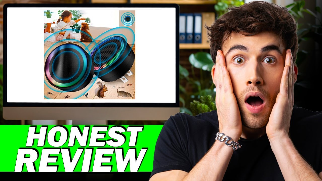 Ultrasonic Pest Control Repellent: Mini Plug-In Device for Indoor Insect & Pest Control