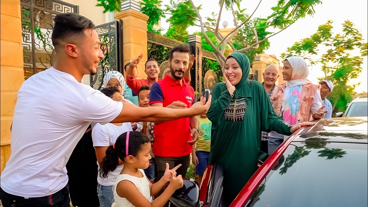 اول زياره في 😁بيت حمدي-ووفاء 😳الجديد ورد فعلهم علي😱السياره الجديده تجنن😝(بدلوها معانا🤯)