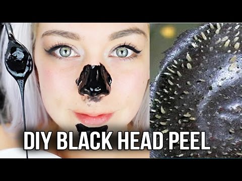 DIY BLACK HEAD NOSE PEEL! SUPER EASY AND IT WORKS! | NICOLE SKYES