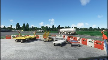 Helicopter H145 departing Rotterdam airport mfs2020