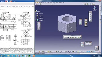plumber block nut catia v5