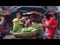 Phnom Penh Street Food - Cambodian Life In Market - People And Food