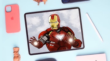 Iron Man Procreate Illustration | iPad Pro