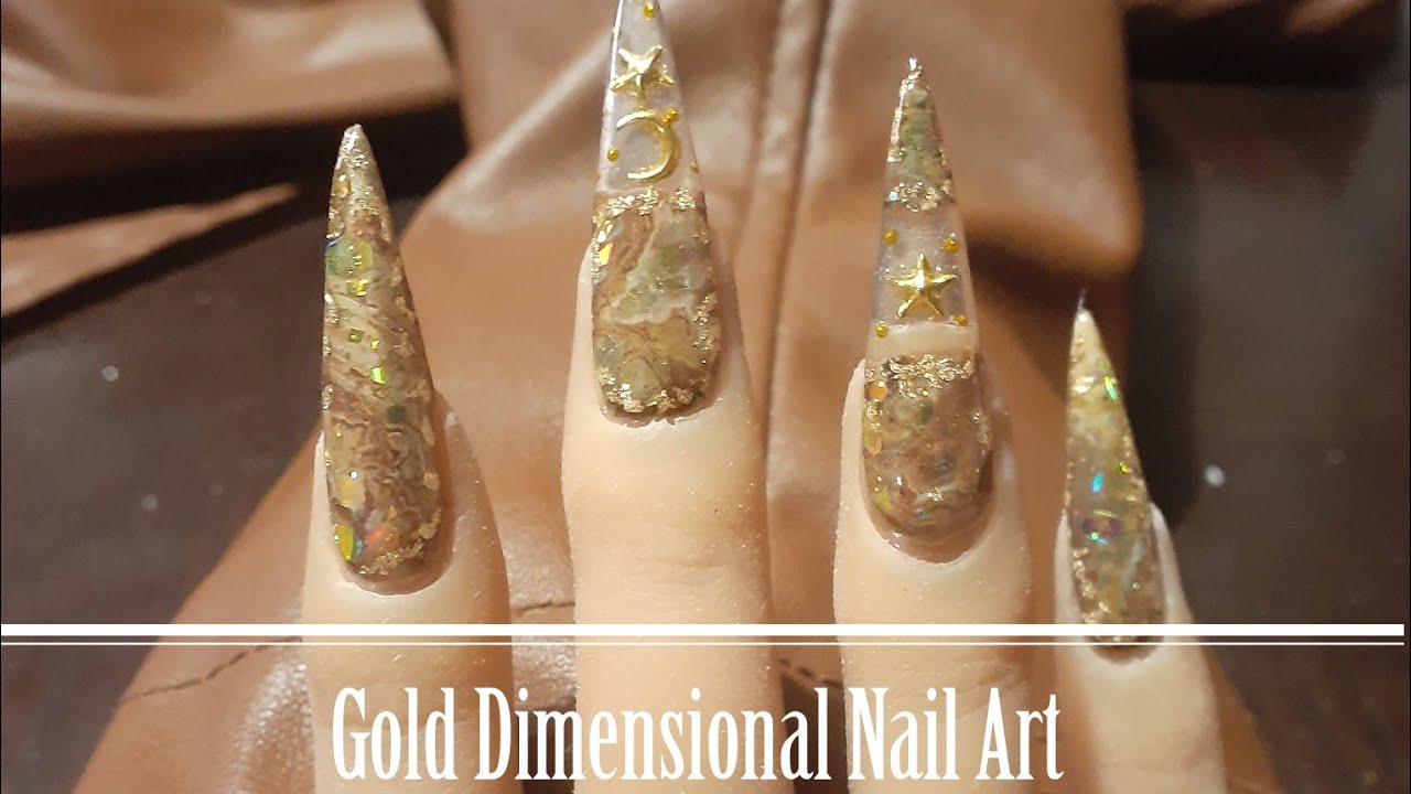 DIMENSIONAL NAIL ART BUILDER GEL TUTORIAL YouTube