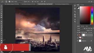 Photoshop Tutorial | How to Blend Images together using Layer Mask | Adobe Master Class screenshot 1