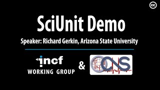 Famous INCF / OCNS Working Group - 05 - SciUnit Demo Profile