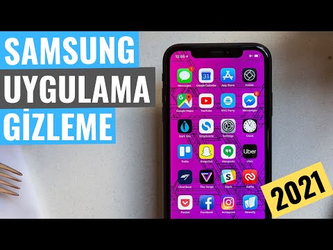 Video: Samsung Note 8'imdeki uygulamaları nasıl gizlerim?