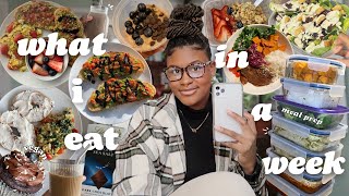 What I Eat In A Week || as a busy college student working part-time