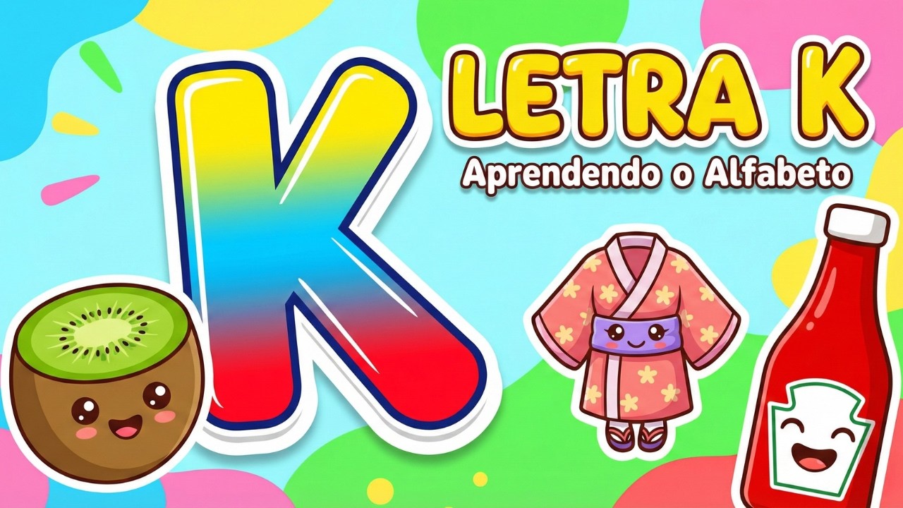 Letra K – Aprendendo o Alfabeto de Forma Divertida | Atividade Educativa para Crianças
