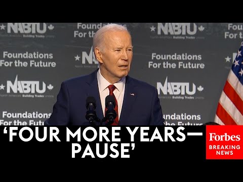 VIRAL GAFFE: Biden Appears To Read Teleprompter 'Pause' Instruction During Speech