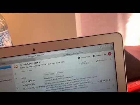 Tuto python sur les suites numériques