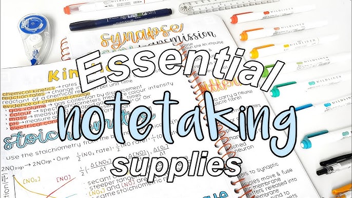 my stationery essentials & favorites  best note taking supplies 🌷 