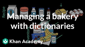 Program design: bakery inventory | Intro to CS - Python | Khan Academy