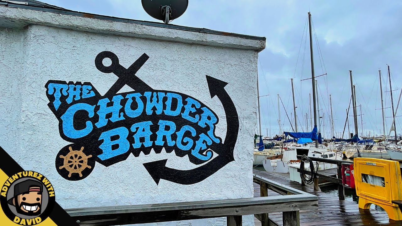 Having some Chowder at the CHOWDER BARGE Julia Roberts Film Location
