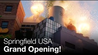 New  Springfield Grand Opening!  Universal Studios Hollywood