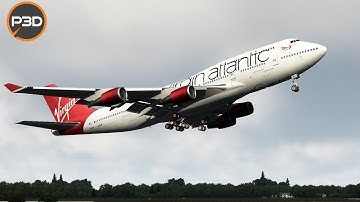 Prepar3D v5.1 | Boeing 747 flight from Manchester to Las Vegas | PMDG 747 | P3D