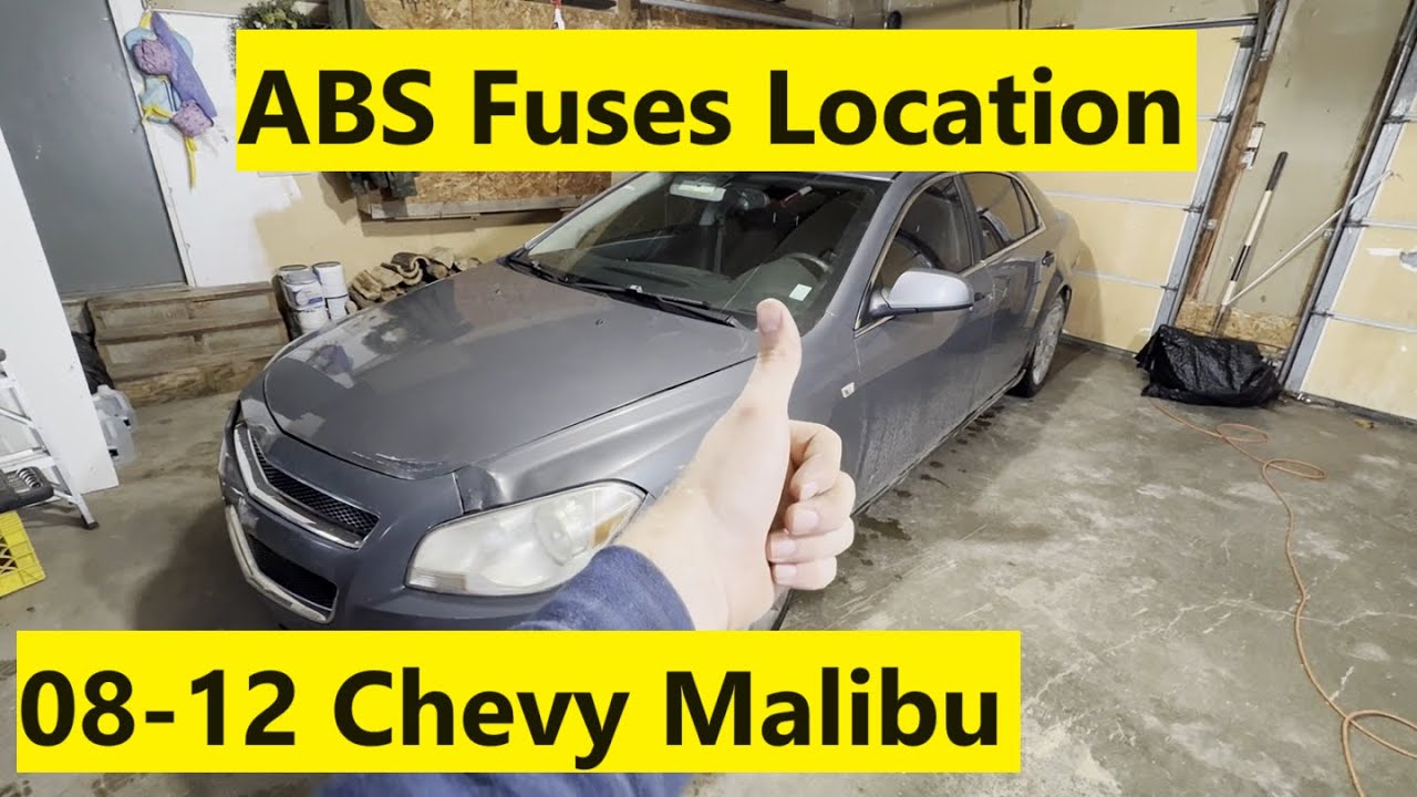 ABS Fuse Location Chevy Malibu 08 09 10 11 12 2008 2009 2010 2011 2012