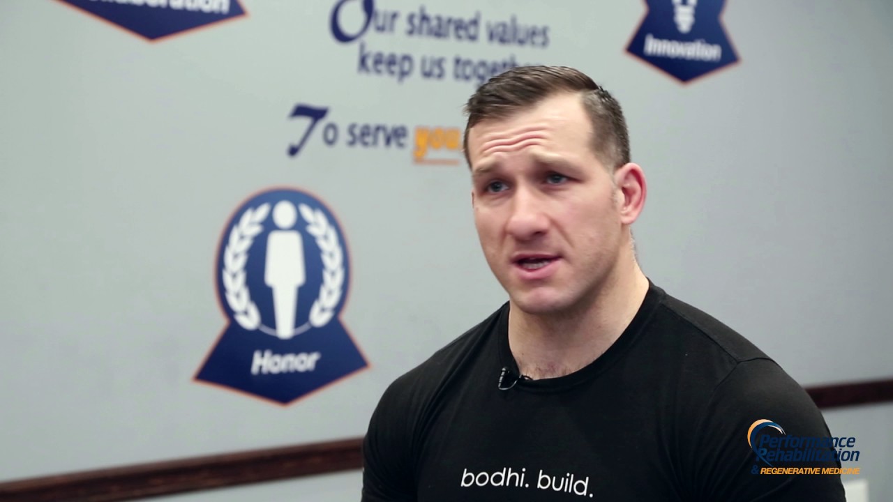 Anthony Professional Body Builder gets Stem Cell at Performance