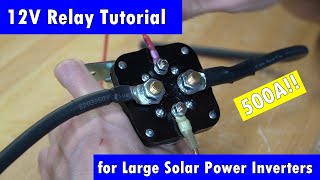 How to Power Large Inverters w/ a Relay and BMS in a LiFePO4 Cell System