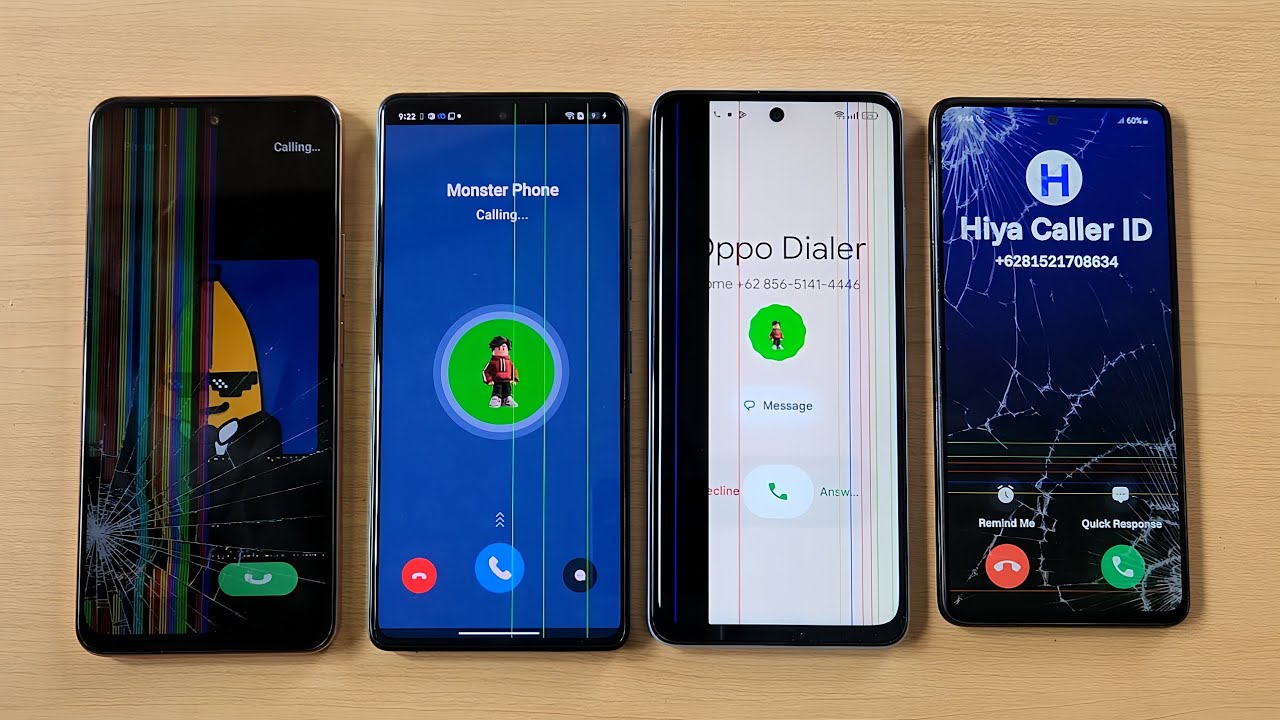 Broken screen Vivo/Tecno/Samsung/Oppo incomingcall Mbit dialer,Gooogle dialer,Bip,Twinme