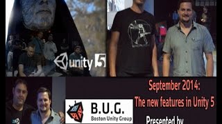 New features in the up-coming release of Unity 5: Francis Duranceau of Unity3D_B.U.G_2014