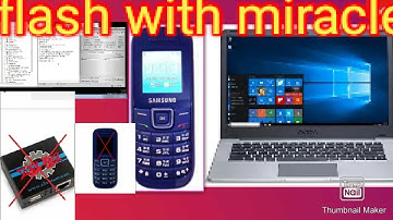 How to make Samsung 1200y read and flash with miracle crack 2.82