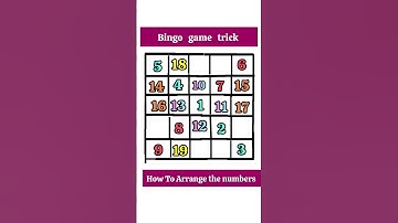 Bingo Game Trick  #maths #trending #mathiqtest #mathexam #mathquiz #shortsfeed