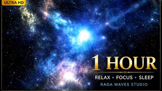 452 Hz Relaxing Cosmic Music 1 Hour | Deep Sleep & Stress Relief (4K)