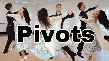 Hoe je natuurlijke, continue draaipunten danst | Wals | Internationale Ballroomtechniek / Dovgan ...