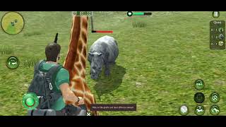 lost island jungle adventures game ,riding giraffe and hunting  animals #12-game play (android, sos) screenshot 5