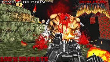 BRUTAL DOOM v21 Dox - Temple of Doom [100% SECRETS]