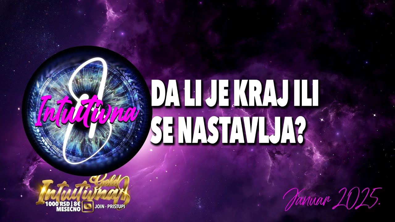 🌟DA LI JE KRAJ ILI SE NASTAVLJA?🌟 Tarot citanje 🔮 Kolektivno otvaranje @Intuitivna8