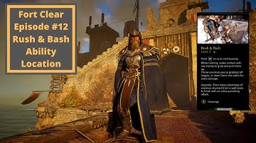 Assassins Creed Valhalla| Fort Clear Episode #12| Rush & Bash Ability Upgrade Location