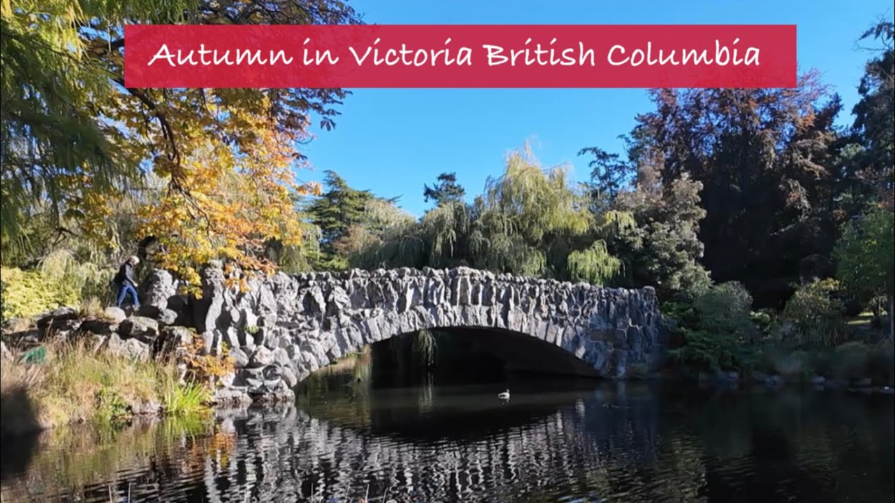 Посещение парка Бикон-Хилл в Виктории, Британская Колумбия.