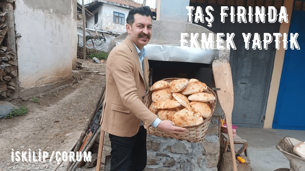 Taş Fırında Köy Ekmeği yaptık. #yemektarifleri #köydeyaşam