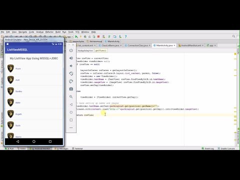 Dynamic ListView with MS SQL Server using JDBC - Android