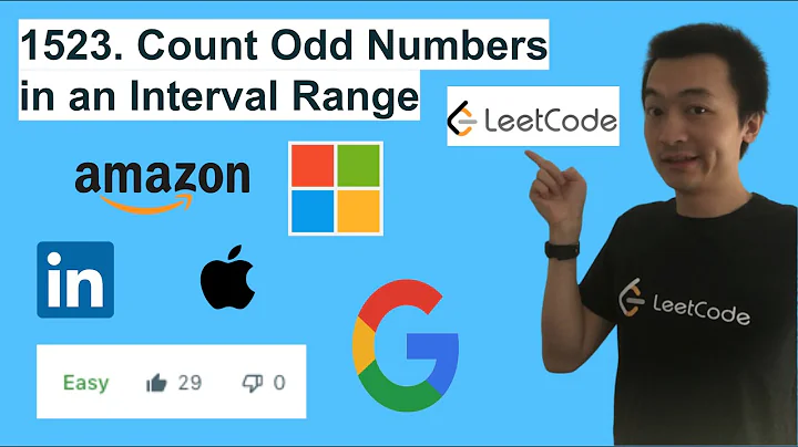 LeetCode 1523. Count Odd Numbers in an Interval Range - Interview Prep Ep 85