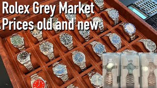 Rolex GREY Market watch shopping - old & new prices after market correction Pepsi Daytona Submariner