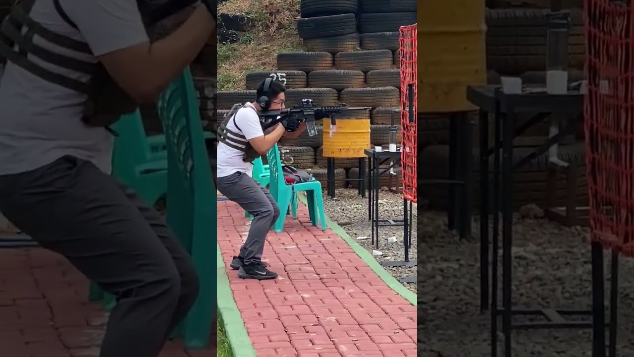 Latihan nembak dinamis adalah latihan terbaik 