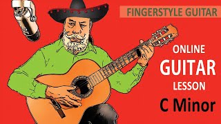 Episode 7 - C Minor Scale For Beginners - Fingerstyle Guitar Tutorial For Beginners