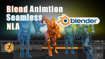 blend animation NLA in blender