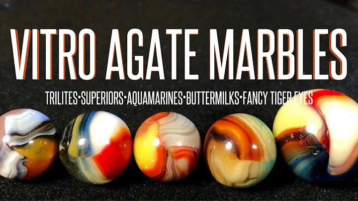 Vitro Agate Marbles collection and identification