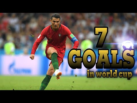 اهداف كريستيانو رونالدو في كأس العالم 7 اهداف  تعليق عربي