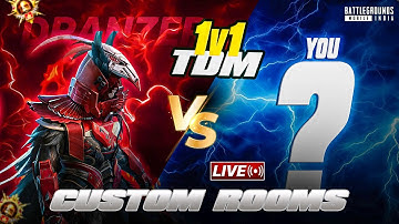 FREE TDM 1V1 CUSTOM ROOM WITH SUBSCRIBERS 🔥🔥|| BOOM BAAM STREAM WITH DRANZERGAMING💥