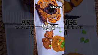 Street Food Challenge In Nigeria: Ewa Agoyin and Chicken or Spicy Jollof Rice and Chicken #shorts