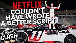 Netflix Couldn't Have Wrote a Better NASCAR Script! | Denny Hamlin EARNED IT at Los Angeles by DannyBTalks 1,206 views 3 months ago 8 minutes, 12 seconds