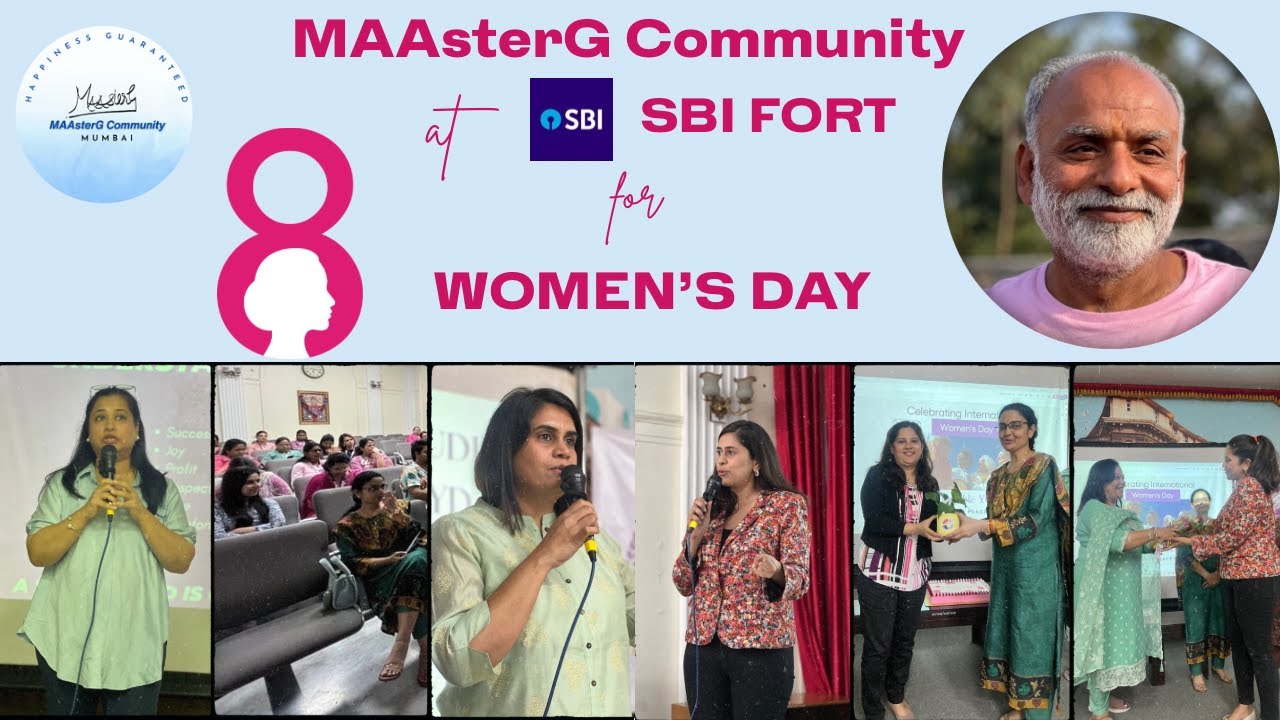 UNSTOPPABLE WOMEN, UNSTOPPABLE JOY | Happiness Session | SBI Fort | Women’s Day 2025