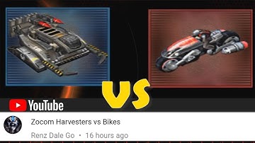 ZOCOM Rocket Harvester vs Nod Attack Bike